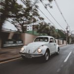 volkswagen beetle on road